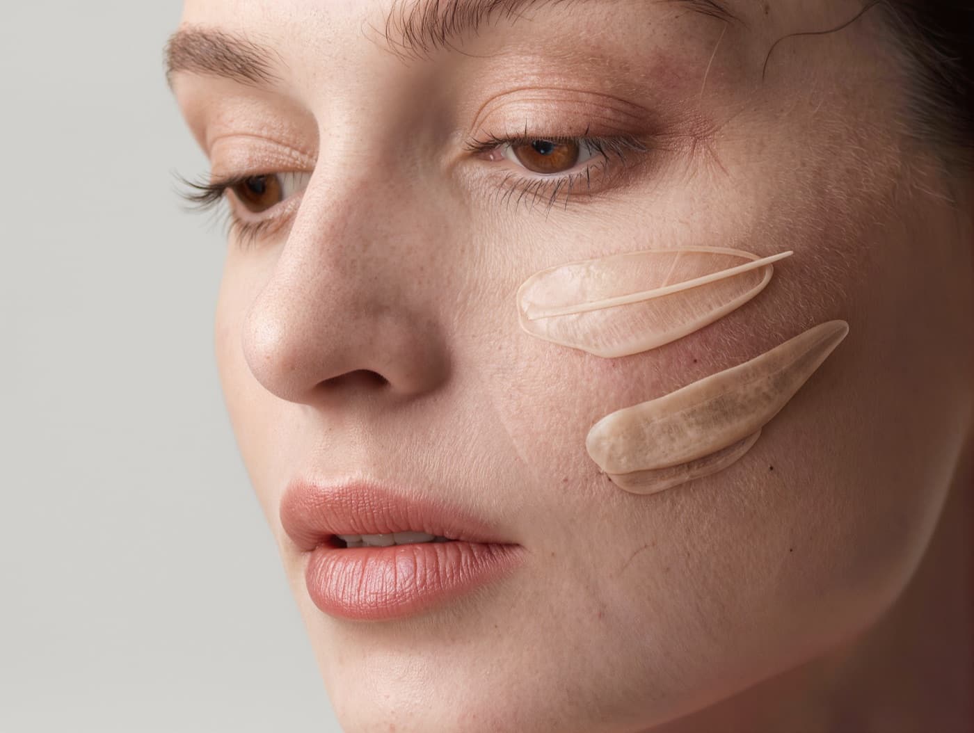 Participant's skin before treatment